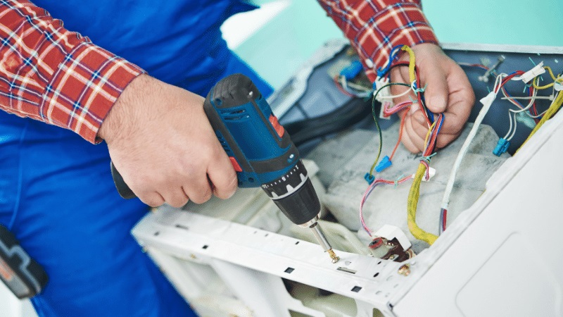 Bala Fondital Fondital çamaşır makinesi kart tamiri – Su almama arızası orijinal parça ile giderildi. - Teknik servis örneği